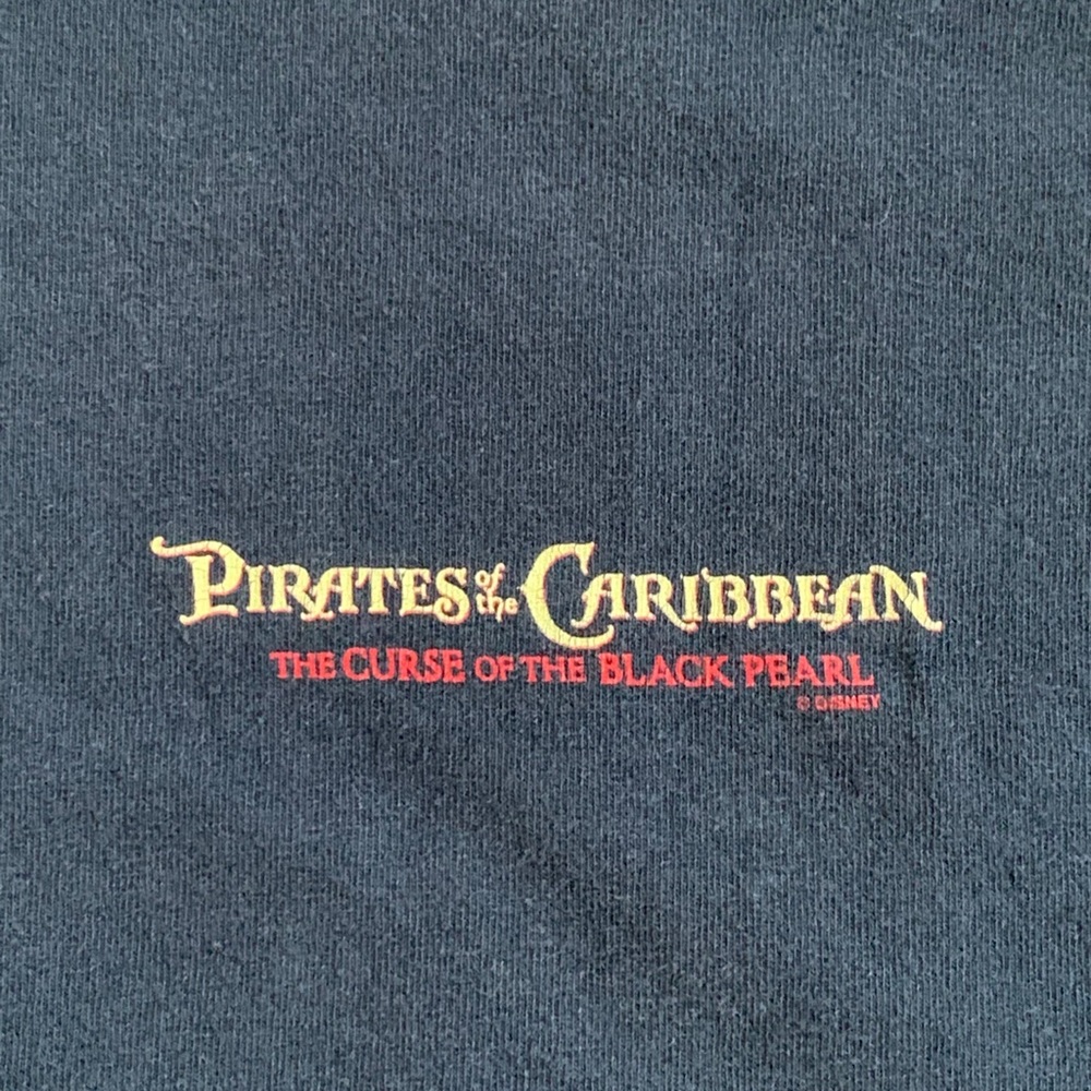 Vtg Disney Pirates Of The Caribbean Promo T-Shirt View 3